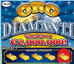 scratch card gold and diamonds